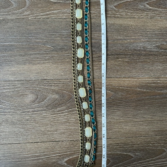 NWT Layered Beaded Chain Necklace - Picture 5 of 5